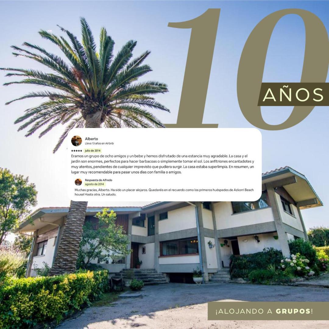 Azkorri Beach House خيتكسو المظهر الخارجي الصورة